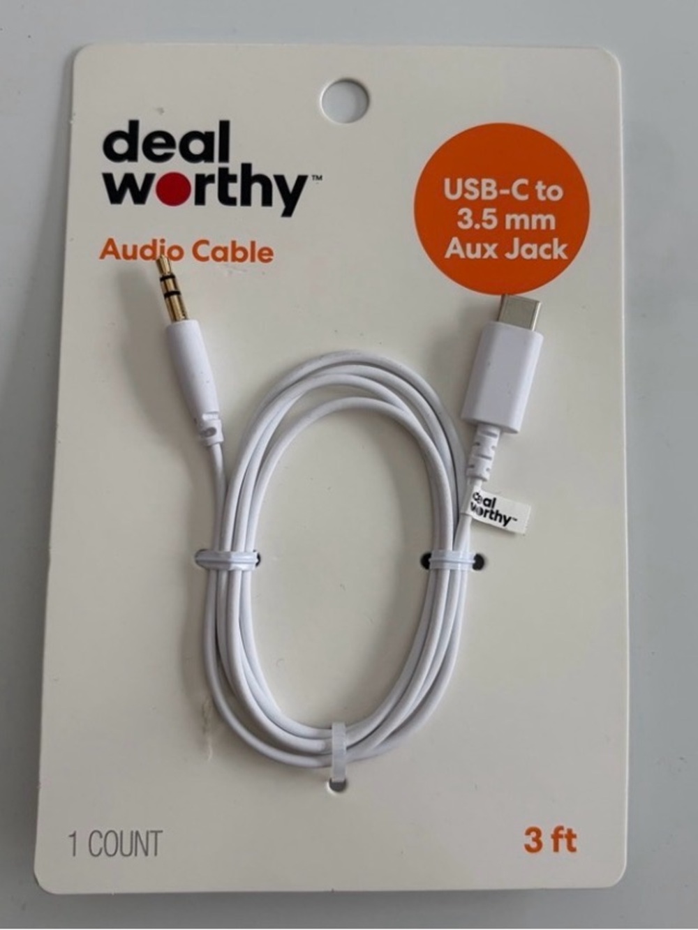 Charging Cable Bundle – USB-C, Lightning & AUX Cables